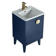 thumbnail image 3 of Venezian Collection - 20" Single Navy Blue Bathroom Vanity, - Brass Handles.&nbsp;, 3 of 9