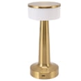 thumbnail image 4 of Lámpara de mesa portátil con carga USB de 3 colores, lámpara de mesita de noche Retro de Metal para restaurante, dormitorio, bares y hogar, 4 of 12
