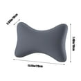 thumbnail image 3 of Ice Silk Home Office Foam Recliner Pillow Neck Headrest Chair Pillow Car Seat Cervical Pillow Cushion Neck Protection Cotton Pillow Support Pillow Holiday Gifts, 3 of 8