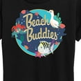 thumbnail image 3 of Disney - Beach Buddies - Women's Short Sleeve Graphic T-Shirt, 3 of 5