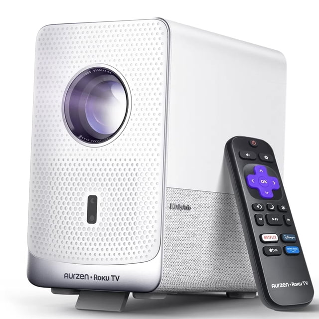 Proyector Aurzen D1R Roku TV Inteligente 1080P FHD Bluetooth