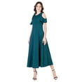 thumbnail image 3 of Womens Cold Shoulder Maxi Dress, 3 of 9