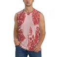 thumbnail image 1 of KLL Red Meat Print Workout Tank Tops Gym Sleeveless Fitness Muscle Tee-X-Large, 1 of 7