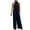 Black, variant on hotojiny Jumpsuit for Womens Sleeveless Halter Tied Wide Leg Loose Long Pants Romper One-Piece Outfits for Party Club