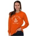 thumbnail image 3 of Halloween Ghost Creep It Real Skater Long Sleeve TShirt Men Women Brisco Brands 3X, 3 of 5