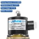 thumbnail image 3 of Válvula solenoide eléctrica de latón, válvula de aire NPT de 3/4" 12V CC normalmente cerrada para agua, gas, combustible, diésel, aceite, 3 of 5