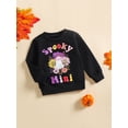 thumbnail image 5 of Mommy and Me Halloween Sweatshirts Long Sleeve Funny Letter Print Pullover Sweater Tops Family Matching Outfits, 5 of 9