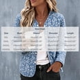 thumbnail image 3 of Enjoytime Womens Jacket Floral Button Down Long Sleeve Outerwear Lightweight Casual Comfy Fall Winter Coat 2026, 3 of 8