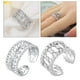 thumbnail image 4 of 2x abierto de joyería vintage para el de , el Valentín Sunnimix Anillos abiertos, 4 of 7