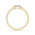 thumbnail image 2 of ANGARA Natural Cushion Composite Diamond Halo Ring in 14K Yellow Gold for Women (Size-2.8mm| Color-I-J| Clarity-I1-I2) | April Birthstone, Anniversary, Jewelry Gift for Women | Natural Diamond Ring, 2 of 9