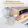 thumbnail image 6 of Sage Green Fruit Pot Holders for Kitchen Heatproof Potholder, 5 Pack Vintage Plant Nature Botanical Flower Hot Pads Multipurpose Oven Pads Cloth Potholders Trivet for Cooking Baking, 6 of 8
