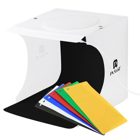 Portable Mini Photo Studio Photography Light Box Tent Kit with 6 Color Backgrounds Light Room