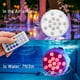 thumbnail image 1 of Luces LED sumergibles para piscina Jadeshay 15 Luces subacuáticas IP68 Control remoto RF, 1 of 7