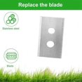 thumbnail image 4 of 72 Pcs Replacement Blades for Mammotion Luba & Yuka All Series Replacement Robotic Lawnmower Blades Gold, 4 of 5