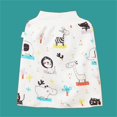 thumbnail image 2 of THDHVS Casual Skirts for Girls,Kids Summer Skirts,Car Print High Waist Diaper Skirt for Babies Diaper Skirt Washable and Breathable Baby Cloth Diaper Skirt Half Skirt White 4-5 Years, 2 of 3
