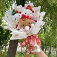 thumbnail image 5 of Dibujos animados Anime Hallowmas My Melody Kouromi Animales de peluche Juguete de peluche con rosas Ramos creativos Regalos de Navidad Hallowmas, 5 of 5