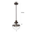 thumbnail image 3 of CHLOE Roan 1 Light Oil Rubbed Bronze Mini Pendant Ceiling Fixture 9" Wide, 3 of 11