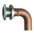 thumbnail image 2 of Groco HTHC-S #316 SS Hose Through-Hull 90 Degree with Bronze Nut, 2 of 3