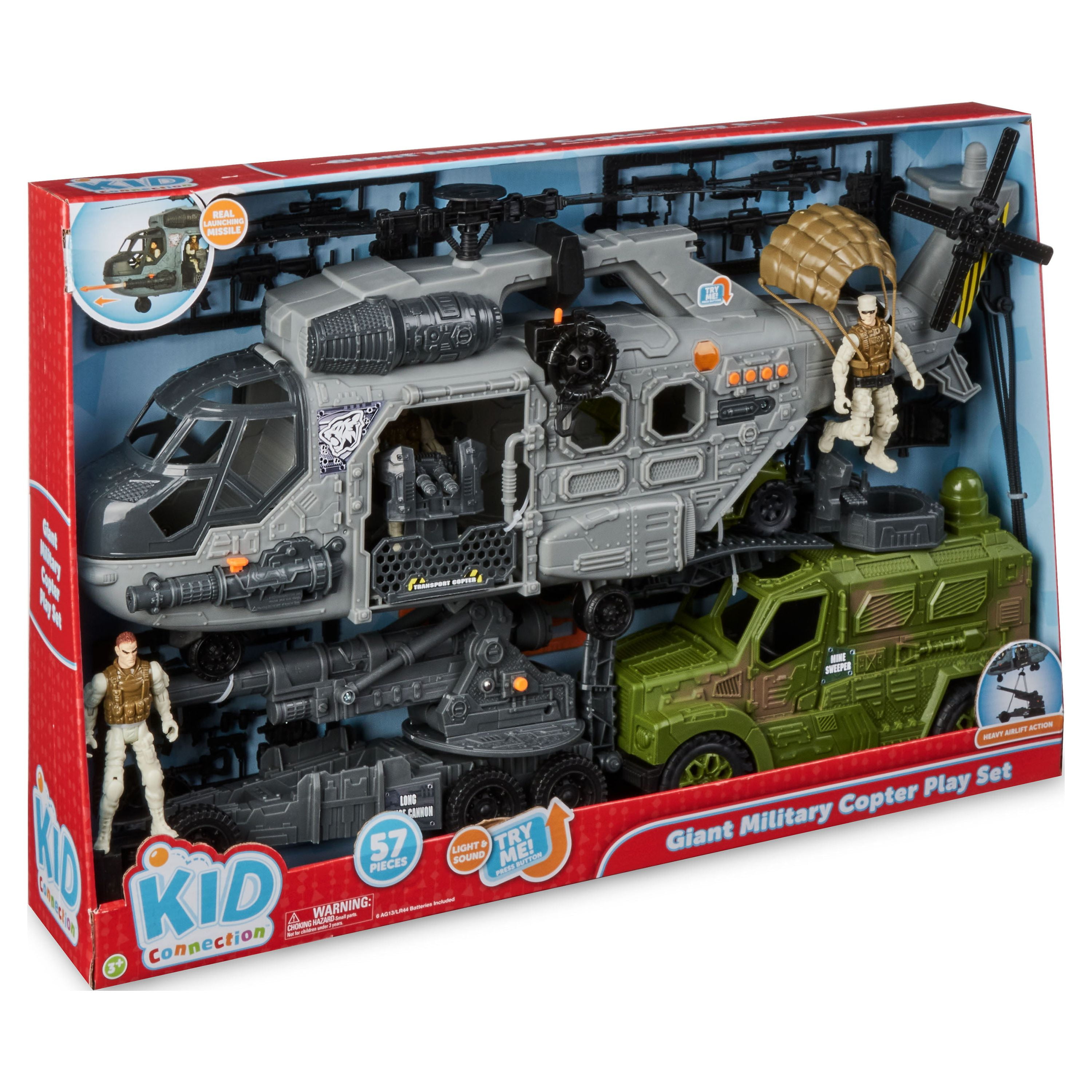 Kid connection military tank play set sales