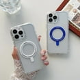 thumbnail image 2 of Pour iPhone 14 Pro Max 6,7 Pouces Étui Mince Transparent Compatible avec MagSafe Anti-Jaunissement Antichoc Anti-Rayures, Rouge, 2 of 5