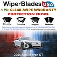 thumbnail image 2 of 2024 Audi e-tron GT Beam Wiper Blades Wipers w/1yr Warranty (Set of 2) (WiperBladesUSA), 2 of 5