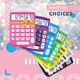 thumbnail image 6 of Catiga Electronics CD-8185 Dual Power Calculator, Large LCD & Buttons, 8 Digit,2 Pack, (Pink/Green), 6 of 6