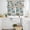 Light Brown Blue, variant on Teal Blue Tulips Kitchen Curtains Sets for Windows 24 Inch Length, Spring Floral Barn Doors Vintage Wood Beige Rod Pocket Window Treatments Tier Curtains and Valances Set for Bedroom/Bathroom