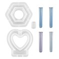 thumbnail image 3 of Epoxy Mold Hydroponic Vase DIY Craft Projects Hexagonal Shape 14.85X13.3cm 1 Set, 3 of 5
