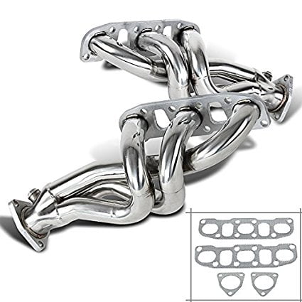 Spec-D Tuning HH4-350Z03-DK Nissan 350Z Infiniti G35 3.5L 2PC Stainless Steel Exhaust Manifold (Best Exhaust For 350z)