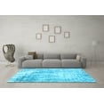 thumbnail image 3 of Ahgly Company Indoor Rectangle Oriental Light Blue Industrial Area Rugs, 7' x 9', 3 of 4