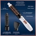 thumbnail image 4 of Conair Double Ceramic 3-en-1 Hot Air Brush, seco como tu estilo, blanco, 4 of 6