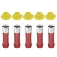 thumbnail image 1 of Unique Bargains 5 Pack 20mm Largeur en Acier Inoxydable Embout de Calfeutrage Articulé Raccord Applicateur, 1 of 6