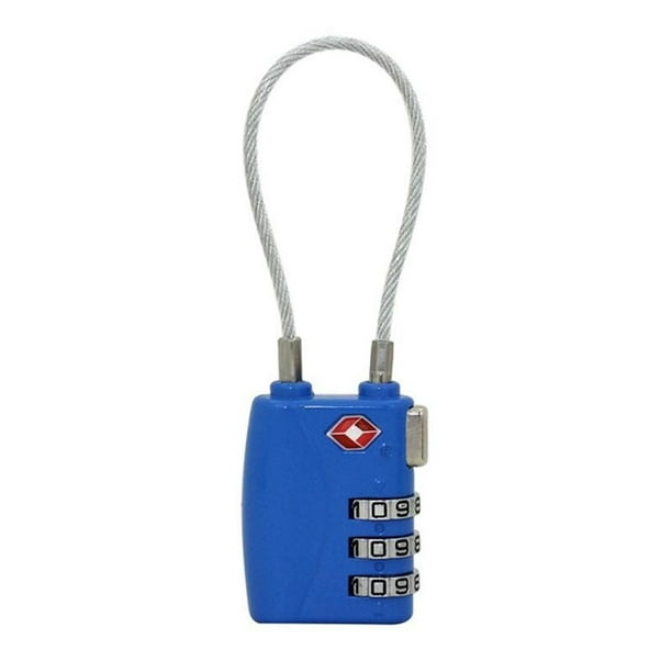 Travel Suitcase Security Padlock 3 Number Combination Luggage Bag Anti