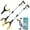 Yellow, variant on ALLJOY 2 Pack 43" Grabber Tool, Handheld Trash Claw Pick-up Stick Grabber, Long Heavy-Duty Aluminum Grabber, Suitable for Seniors, with 360-Degree Rotation, Anti-Slip and Magnetic Design, Blue
