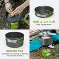 thumbnail image 4 of Aibecy Multifunctional Portable Cooking Set Tableware for Camping Stove Suitable for 2-3 People, 4 of 7