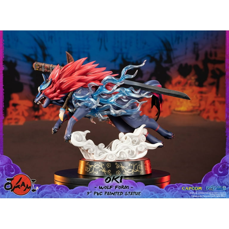 Dark Horse Comics Okami Oki (Wolf Form) 9 Inch PVC Statue