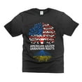 thumbnail image 2 of American Grown Ukrainian Roots Shirt Ukrainian Gifts Ukraine USA Shirt American Ukrainian Shirts (X-Large Navy Blue), 2 of 6
