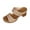 Beige, variant on Xfvqtps Slide Sandals for Women Chunky Block Heel Open Toe Double Straps Hollow out Summer Heeled Sandals Beige