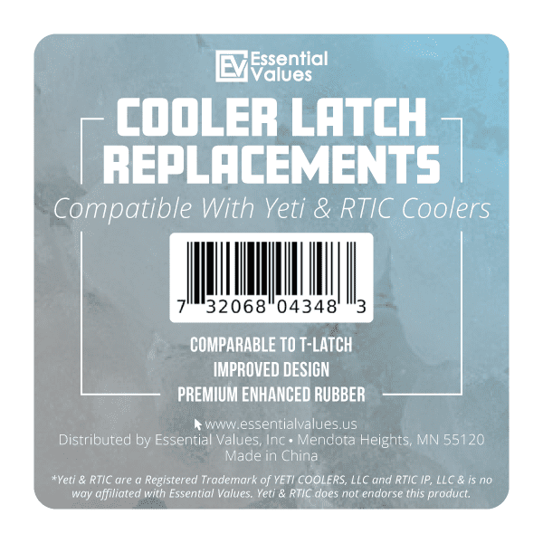 2-Pack of Replacement Lid Latches Compatible with Yeti Hard Coolers, Designed
