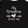 thumbnail image 4 of Inktastic My Grandma Loves Me- Heart Grandchild Boys or Girls Long Sleeve Toddler T-Shirt, 4 of 5