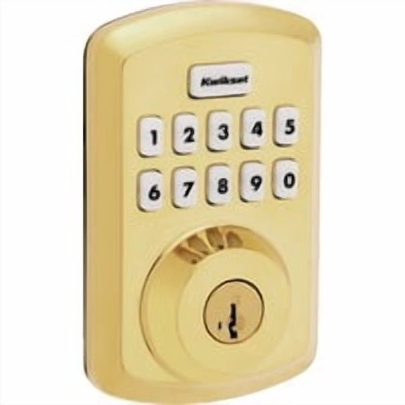 Kwikset Powerbolt 250 10-Button Keypad Electronic Deadbolt Lock - Pack of 2 Shop Supply Pack