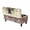 Black Cat Colorful Daisy, variant on TSOVTHRID Brown Cow Print Rectangle Ottoman Cover, Stretch Rectangle Ottoman Slipcover for Foot Stool, Anti-Scratch Folding Storage Furniture with Elastic Bottom Home Decor, S