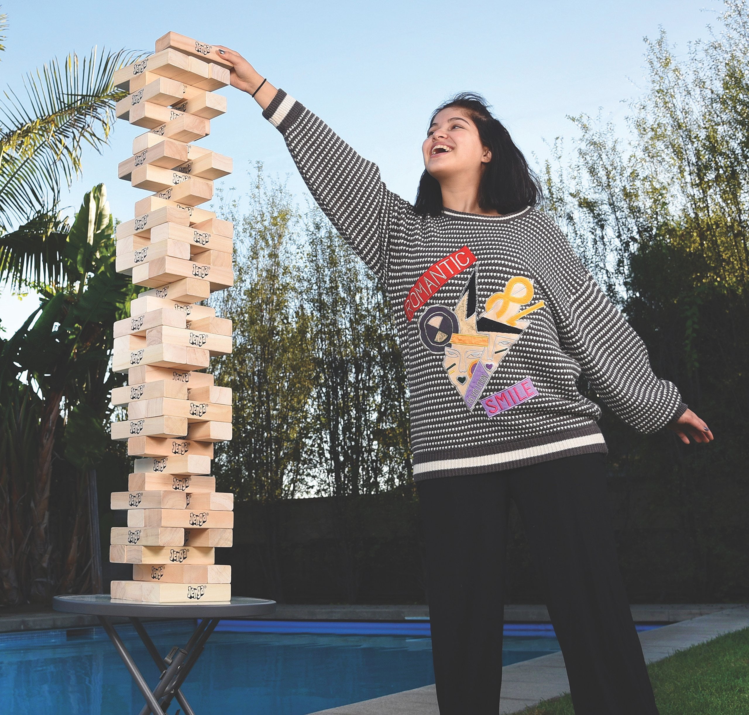  Jenga Giant - Stacks to Over 5 feet - Officially Licensed - JS7  : Everything Else