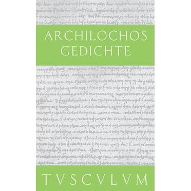 Sammlung Tusculum Gedichte, (Hardcover)
