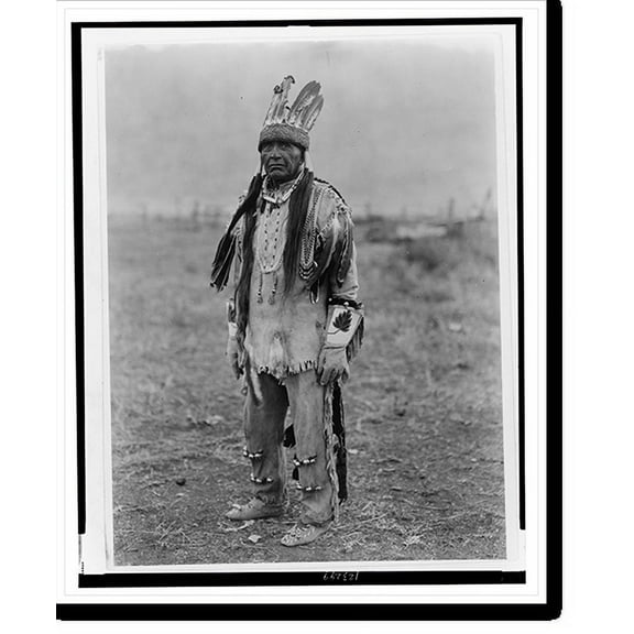 Historic Print, A Klamath in costume, 16" x 20"