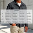 thumbnail image 2 of MexChoioe Mens Lapel Collar Cargo Jacket Full Zip Multi Pockets Lightweight Fall Casual Outerwear for Mens, 2 of 4