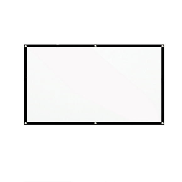 Yeacher 100-inch 16:9 Projection Screen Portable HD Projector Screen Foldable Thick White Wall Screen with Carrying Bag for Outdoor Home Theater
