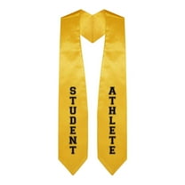 Endea Graduation Gold Student Athlete Graduate Stole/Sash with Classic Tips