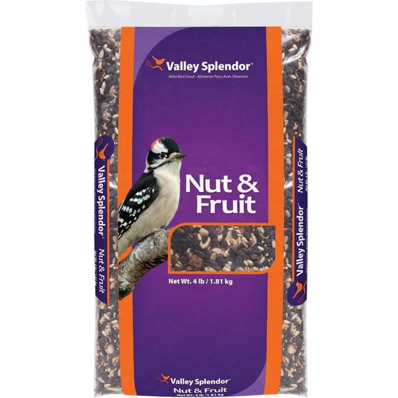 Red River Commodities Nut & Fruit Wild Bird Seed - For Woodpeckers, All Lifestages - 4 lbs