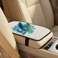 thumbnail image 4 of Xixirimido 5Pcs Car Seat Covers & Seatbelt Covers & Center Console Cover Set Universal Auto Accessories Fit for SUV Sedan Van Truck Leather Front Seat Cover, Sea Turtle, 4 of 8